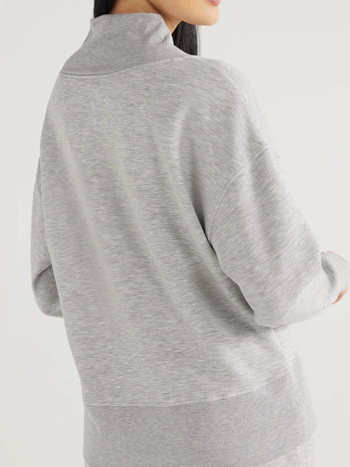 2024 New Women's Ultimate V-Neck Sweatshirt & Scuba Knit Trouser Pants Set